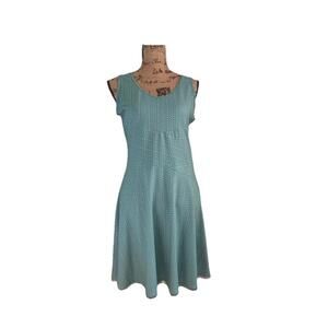 prAna Women Green Sleeveless Fit-N-Flare Stretch Athleisure Dress Size M